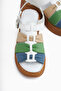 Larisa Genuine Leather White Women's Sandals - 5