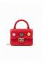 Keroppi Frog Flower Red Silicone Cross Hand Shoulder Bag Women Teen Girls Children Baby Gift