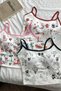 Grafitti Hello Kitty Printed Black Strappy White Printed Crop Top - 3