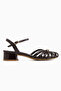 Serry Genuine Leather Brown Buckle Women's Sandals - 2
