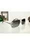 Premium Quality U400 Protection Polarized Glass Green Frameless Sunglasses