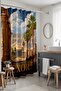 Bathroom Curtain, Kings Valley Patterned Shower Curtain, Bathtub Curtain 175X200Cm - 2