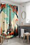 Bathroom Curtain, Autumn Pattern in Paris Shower Curtain, Bathtub Curtain 175X200Cm - 2