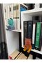Reading Cat Bookshelf Accessory Set of 2 with Support Apparatus - Decorative Double Object - 5