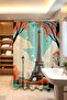 Bathroom Curtain, Autumn Pattern in Paris Shower Curtain, Bathtub Curtain 175X200Cm - 3