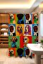 Bathroom Curtain, Dogs with Scarves Patterned Shower Curtain, Bathtub Curtain 175X200Cm - 3