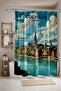 Bathroom Curtain, Swedish Horizon Patterned Shower Curtain, Bathtub Curtain 175X200Cm - 2