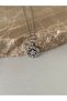 Mini Heart Detailed Flower Steel Necklace
