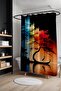 Bathroom Curtain, Four Seasons Crossing Patterned Shower Curtain, Bathtub Curtain 175X200Cm - 2