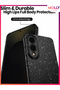 Black Berry Glittery Luxury Silicone Case for Samsung Galaxy S25 Edge - 2