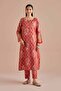 2 Piece - Printed Embroidered Suit - PE 26-216 - 4