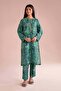 2 Piece - Printed Embroidered Suit - PE 26-35
