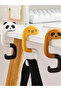 Children's Row Hanger Furniture Hanger Bag Hat Cable Foldable Hook with Cute Figures 1 Piece - 2