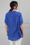 Women's Imported Lyocell Viscose Oversize Shirt with Sequin Detail and Single Pocket - 4