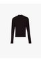 Long Sleeve High Collar Knitwear Sweater - 3