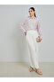 Lilac Textured Floral Print Long Sleeve Shirt - 2