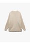 Long Sleeve High Neck Comfortable Fit Knitwear Tunic with Pocket Detail - 3