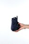 Selsey Navy Blue Suede Genuine Leather Women's Crossbody Bag - 5