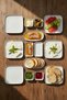 6-Person 14-Piece Verano Porcelain Breakfast Set Platinum Gilded – Stylish Breakfast Set - 2