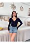 Luna V-Neck Long Sleeve Casual Blouse - 3