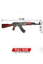 Pro AKM-47 Gel Blaster - 280 FPS Metal Gears 11.1V Tactical Bag & Sling Set - 5