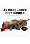Pro AKM-47 Gel Blaster - 280 FPS Metal Gears 11.1V Tactical Bag & Sling Set - 2