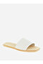 Textured Slip-On Flat Sandals