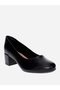 Solid Block Heel Shoes