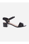 Open Toe Ankle Strap Block Heel Sandals - 2