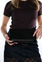 Thomas Black Suede Genuine Leather Women's Beaded Clutch Bag - 4