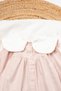 Embroidered Dress for Girls with Collar and Embroidery Detail, Holiday Dress - 6