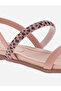 Embellished Flat Sandals - 5