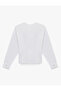 Slim Fit Cotton Buttoned Long Sleeve V-Neck Pleated Peplum Shirt - 4