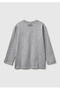 Boy's white Printed crew neck long sleeve t-shirt - 2