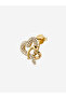 16mm pave hearts studs - 3
