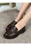Aria Women's Brown Moccasin Casual Loefer - 6