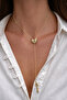 Y Model Heart Vr Key Detailed Necklace - 2