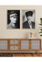 Mustafa Kemal Atatürk 2 Piece Wooden Framed Painting Act - 2