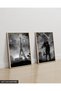 Eiffel Tower Love 2 Piece Wooden Framed Painting Act - 3