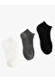 Set of 3 Patterned Booties Socks - 2