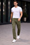 Men's Trendy Loose-Fit Casual Cargo Khaki Baggy Trousers - 4
