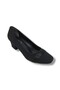 C-shoes 7305-26 matte satin strap stone embellished short block heel women's shoes