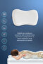 Curvesleep Ergonomic Visco Pillow, Orthopedic Support for Sleeping on the Stomach, Semi-Face Down, 60X38X11Cm - 3