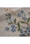 Latifa King Size Duvet Cover Set 100% Organic Cotton Linen Embroidered Gray 240X220 cm - 6