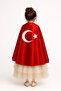 Turkish Flag Children's Cape Costume - 26m 0375 - 2