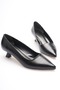 Black women's daily short heeled stiletto shoe tr20ms03a - 5