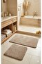 Shaggy Bohemian Machine Washable Latex Non-Slip Base 2-Piece Bath Mat 60X100 60X50 cm - 3