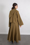 Shawl Collar Skirt Set 266013 - Oil Green - 6