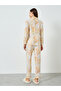Butterfly Print Long Sleeve Shirt and Pyjama Set - 6