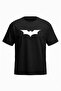 Batman T-Shirt - Black Printed Oversize Crew Neck Short Sleeve Loose Fit